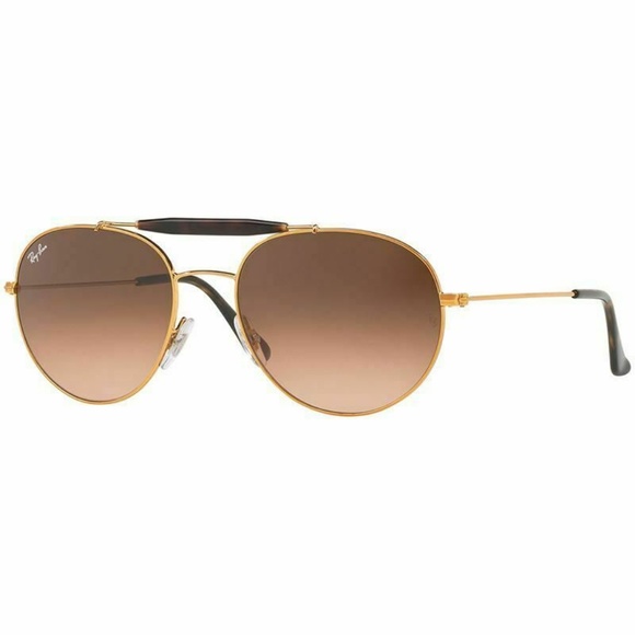 Ray-Ban Accessories - Ray-Ban Pilot Sunglasses Pink/Brown Gradient Lens